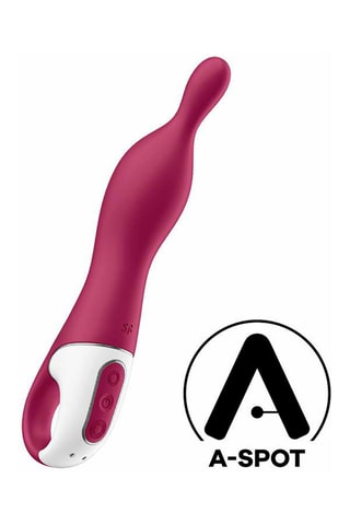 Vibromasseur G SPOT USB Satisfyer A-Mazing 1 - Rouge - 21,7 cm