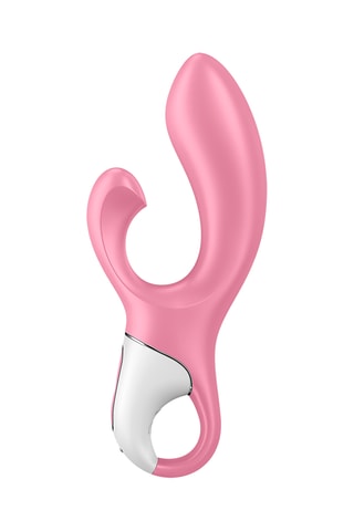 Vibromasseur Rabbit Satisfyer Air Pump Bunny 2 - Rose et blanc