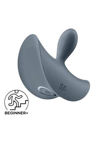 Vibromasseur anal waterproof Booty Absolute Beginners 2 - Gris - 3,5 cm