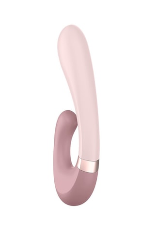 Vibromasseur chauffant Satisfyer Heat Wave - Mauve - 20 cm