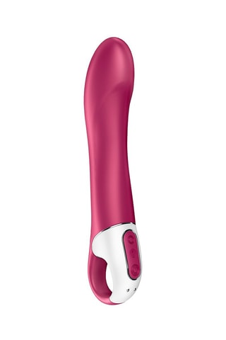 Vibromasseur chauffant Satisfyer Big Heat - Bordeaux - 22,4 cm