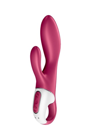 Vibromasseur Rabbit chauffant Satisfyer Heated Affair - Bordeaux - 20 cm