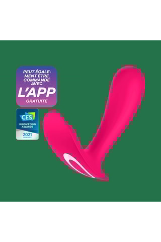 Vibromasseur Satisfyer Top Secret Fuchsia - 11 cm