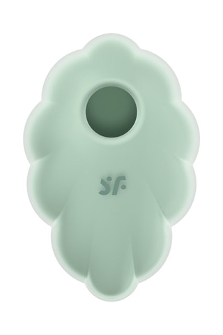 Stimulateur clitoridien waterproof USB en silicone Cloud Dancer Satisfyer - Turquoise