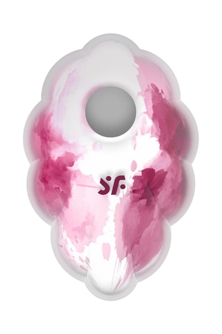 Stimulateur clitoridien waterproof USB en silicone Cloud Dancer Satisfyer - Rose