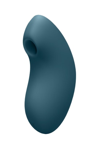 Stimulateur clitoridien waterproof USB en silicone Vulva Lover 2 Satisfyer - Bleu