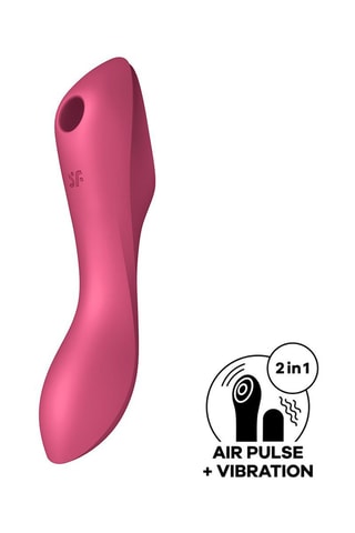 Stimulateur clitoridien 2-en-1 waterproof Satisfyer Trinity 3 - Rouge