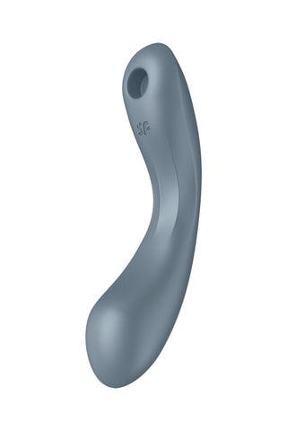 Stimulateur clitoridien et vibromasseur 2-en-1 Satisfyer Curvy Trinity 1 - Gris