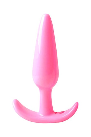 Plug anal ancre - Rose - 11 cm