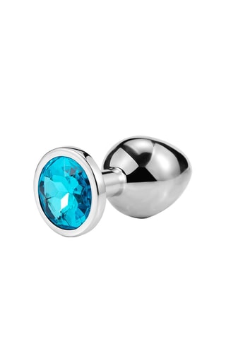 Plug anal - Bleu clair - 9,5 cm