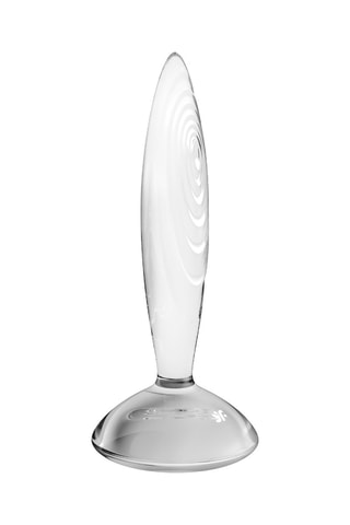 Godemiché en verre Sparkling - Transparent - 19 cm