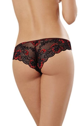 Tanga - Rouge et noir