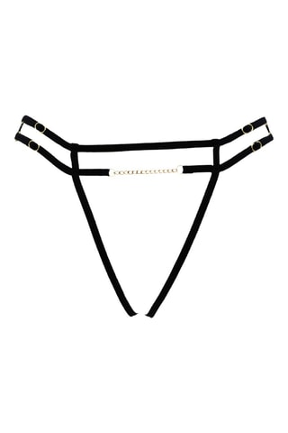 String en dentelle - Noir - Modèle aléatoire