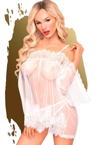 Nuisette et string Lip Smacker - Blanc