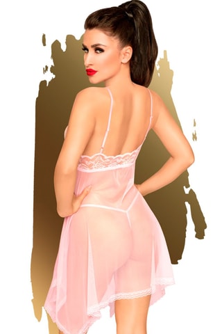 Nuisette et string - Rose