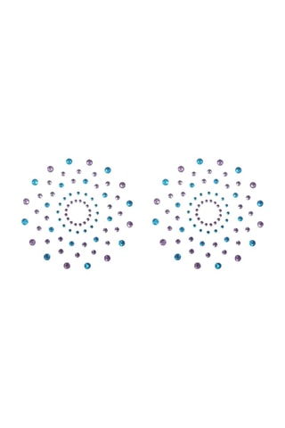 Cache-tétons - Bleu