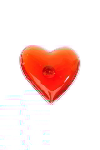 Coeur de massage chauffant - Rouge