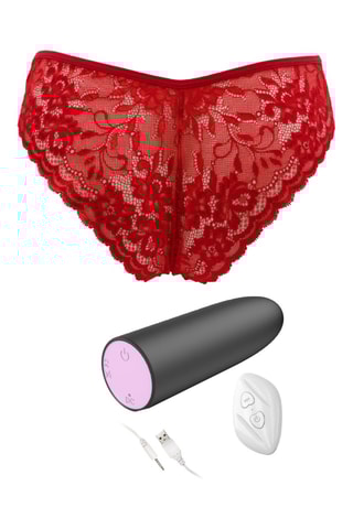 Culotte vibrante - Rouge