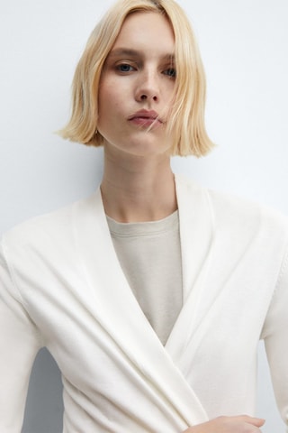 Cardigan maille fine - Brut