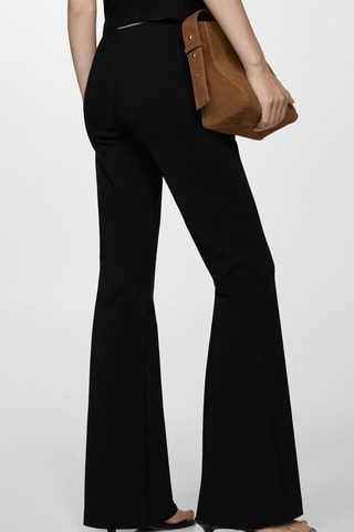 Pantalon revers nœuds - Noir