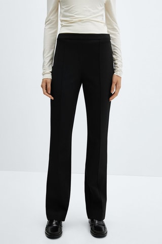 Pantalon droit coutures - Noir
