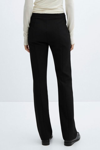 Pantalon droit coutures - Noir