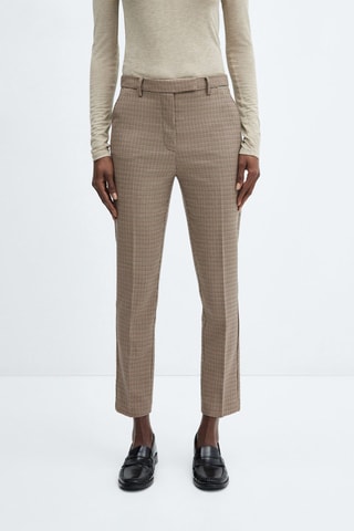 Pantalon skinny taille normale - Vert