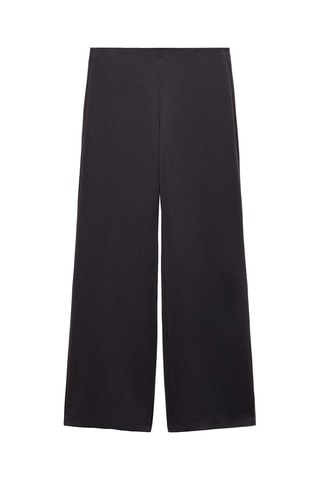 Pantalon maille taille haute - Noir
