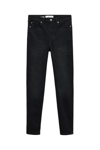Jean skinny taille haute  - Denim Noir
