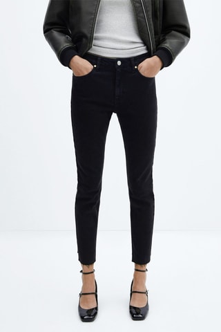 Jean skinny crop Isa - Noir