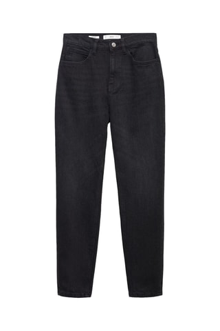 Jean Newmom confort taille haute - Denim Noir