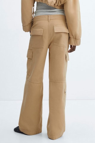 Jean cargo poches - Marron