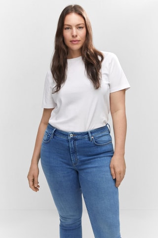 Jean skinny crop Isa - Bleu