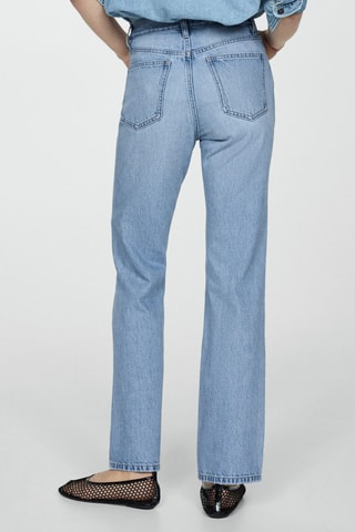 Jean droit taille normale - Bleu