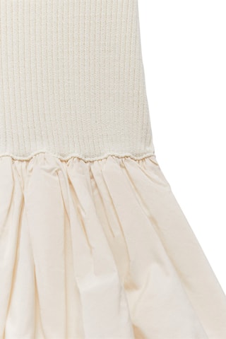 Robe courte à ourlet bouffant - Brut