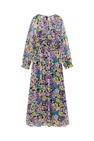 Robe texture florale - Lilas