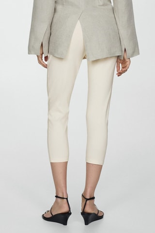 Leggings capri - Blanc cassé