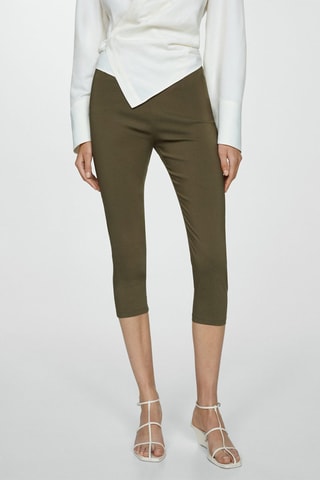 Leggings capri - Kaki