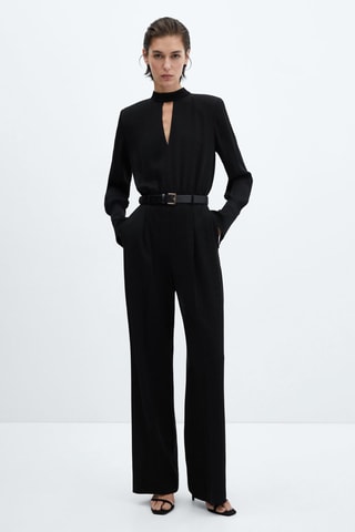 Combinaison avec ceinture - Noir