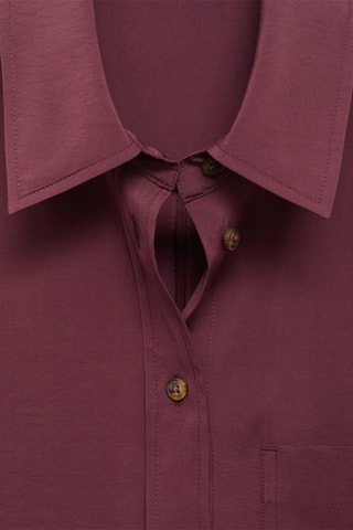Chemise modale poche - Violet