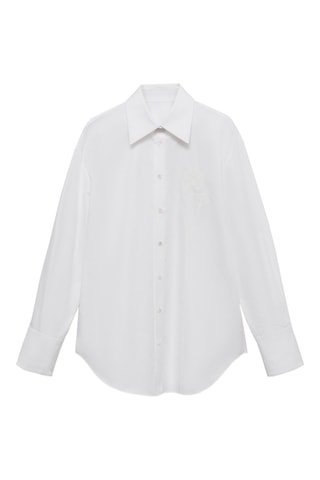 Chemisier oversize - Blanc
