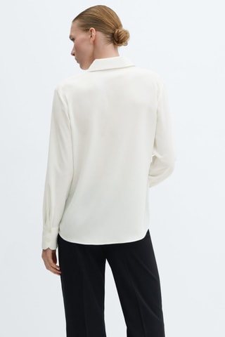 Chemise fluide regular-fit - Blanc