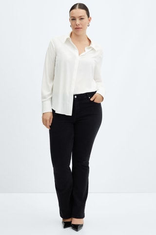 Chemise fluide regular-fit - Blanc