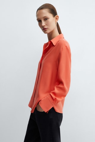 Chemise fluide Lyocell - Corail