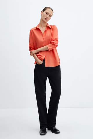 Chemise fluide Lyocell - Corail