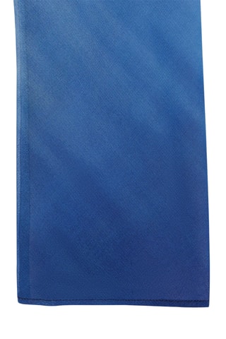 Blouse croisée semi-transparente - Bleu