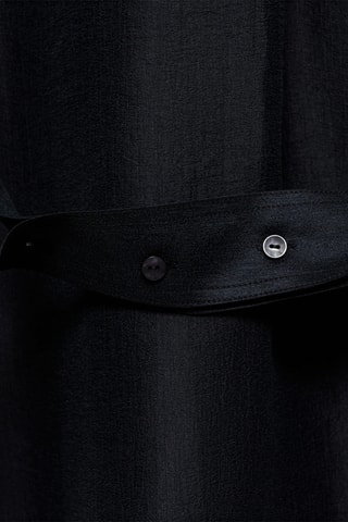 Chemise Lyocell nœud - Marron foncé