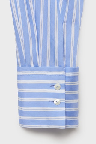 Chemise fluide rayures - Bleu