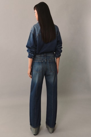 Chemise jean oversize - Bleu