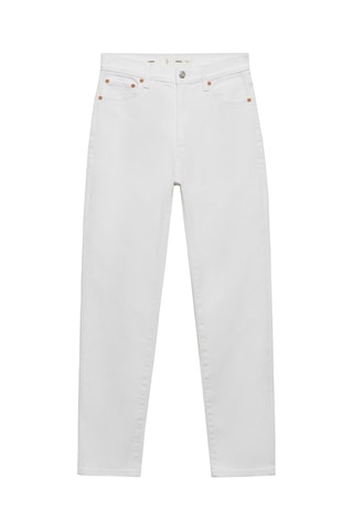 Jean Claudia slim crop - Blanc